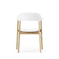 Herit Dining Chair w. Armrest Oak/White