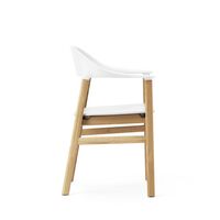 Herit Dining Chair w. Armrest Oak/White
