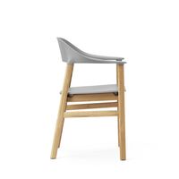 Herit Dining Chair w. Armrest Oak/Gray