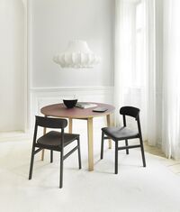 Herit Dining Chair w. Armrest Oak/Gray