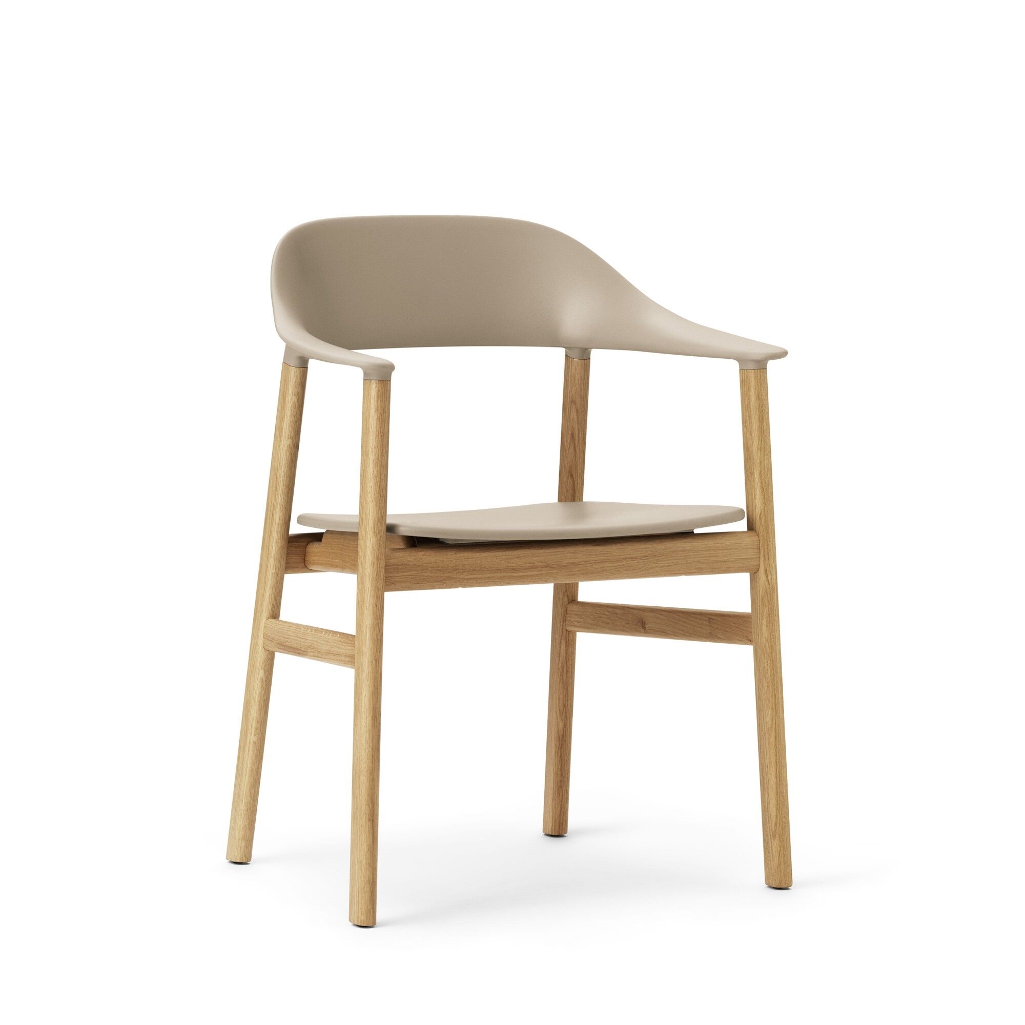 Herit Spisestuestol med Armlener Eik/ Sand