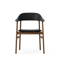 Herit Dining Chair w. Armrests Smoked Oak/Black