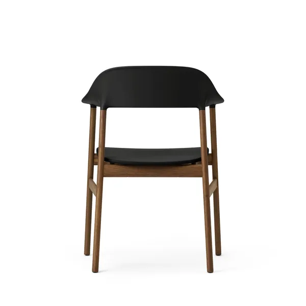 Herit Dining Chair w. Armrests Smoked Oak/Black