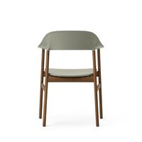 Herit Dining Chair w. Armrests Smoked Oak/Dusty Green