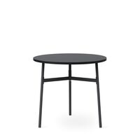Union Table Black Ø80 X H74.5 cm