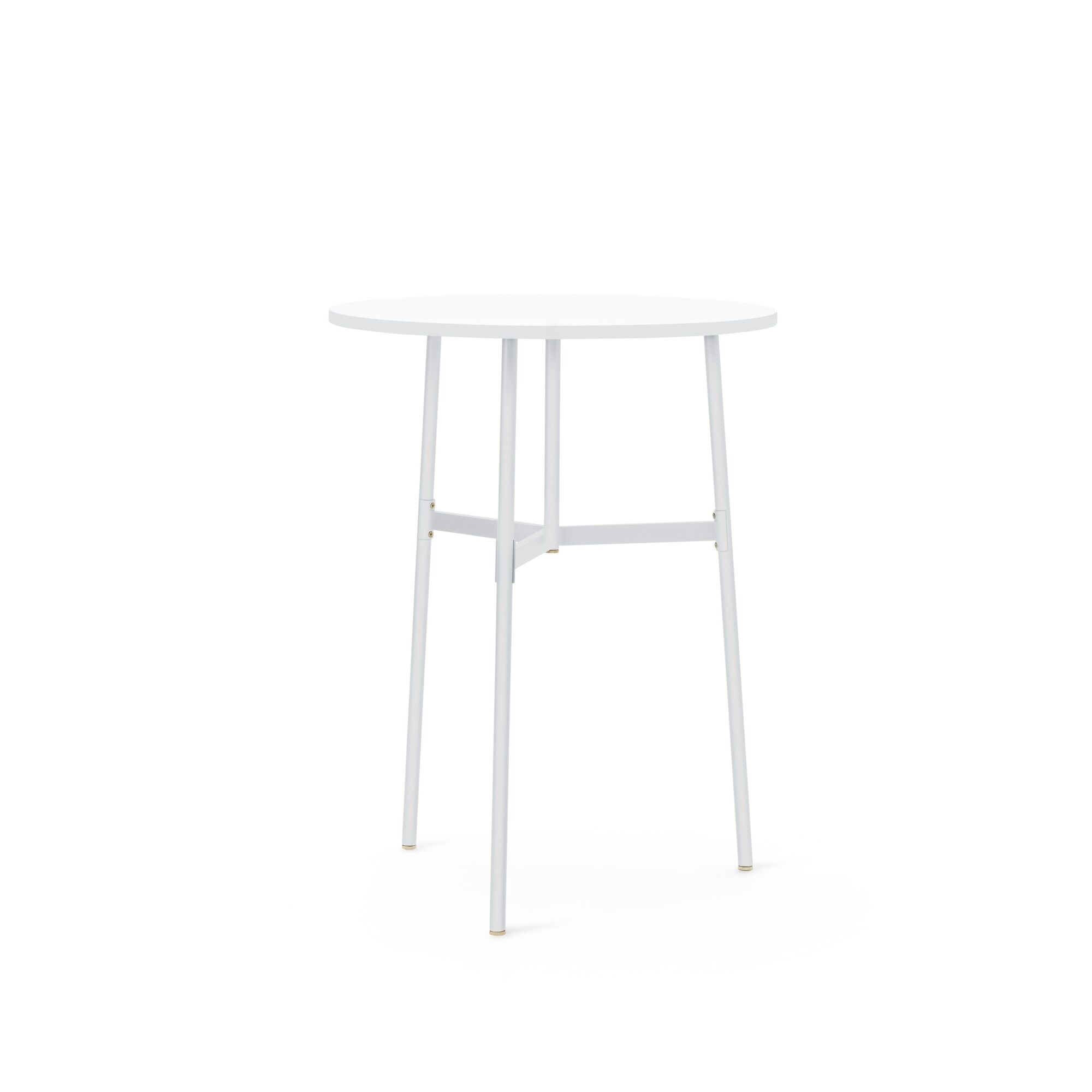 Union Bord Hvit Ø80 x H105,5 cm
