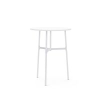 Union Table Vit Ø80 x H105,5 cm