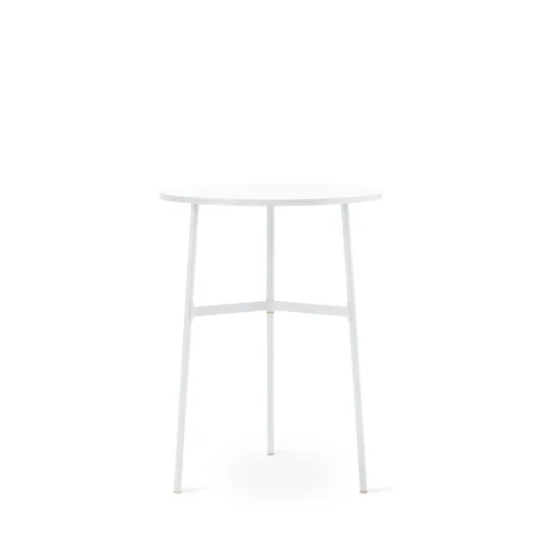 Union Table Vit Ø80 x H105,5 cm