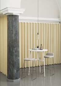 Union Table Vit Ø80 x H105,5 cm