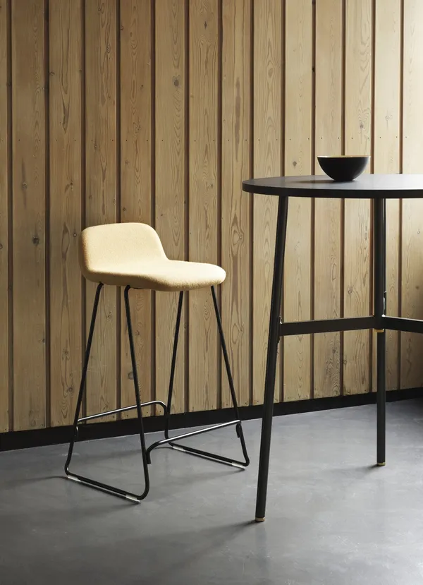 Union Table Vit Ø80 x H105,5 cm