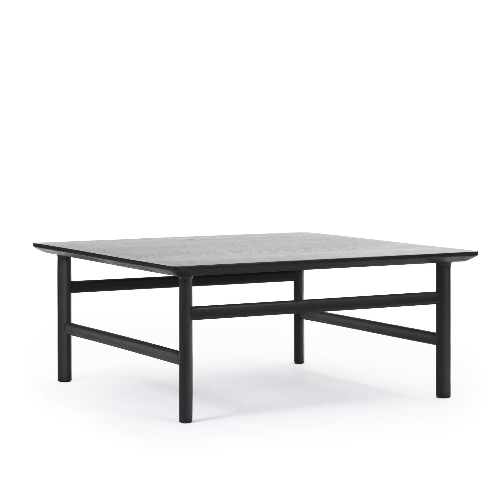 Grow Sofabord Sort Egetr 80 X 80 cm