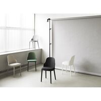 Allez Spisebordsstol Canvas Polstret Sort