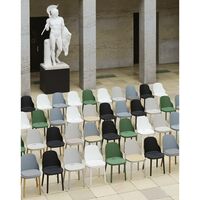 Allez Spisebordsstol Canvas Polstret Sort