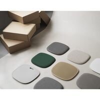 Allez Eetkamerstoel Canvas Gestoffeerd Wit