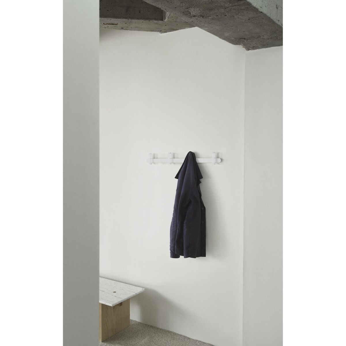 Hoop Coat Rack Black