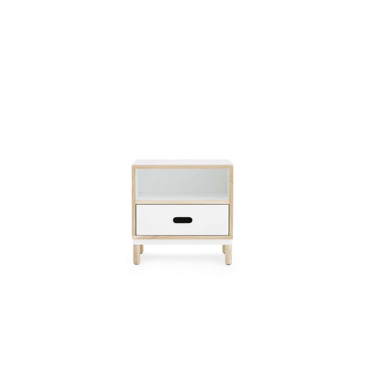 Kabino Bedside Table White