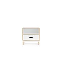 Kabino Bedside Table White
