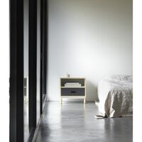 Kabino Bedside Table White