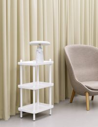 Block Bookcase White