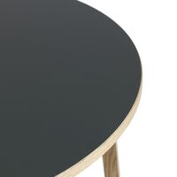 Slice Bord Egetræ/ Linoleum Ø95