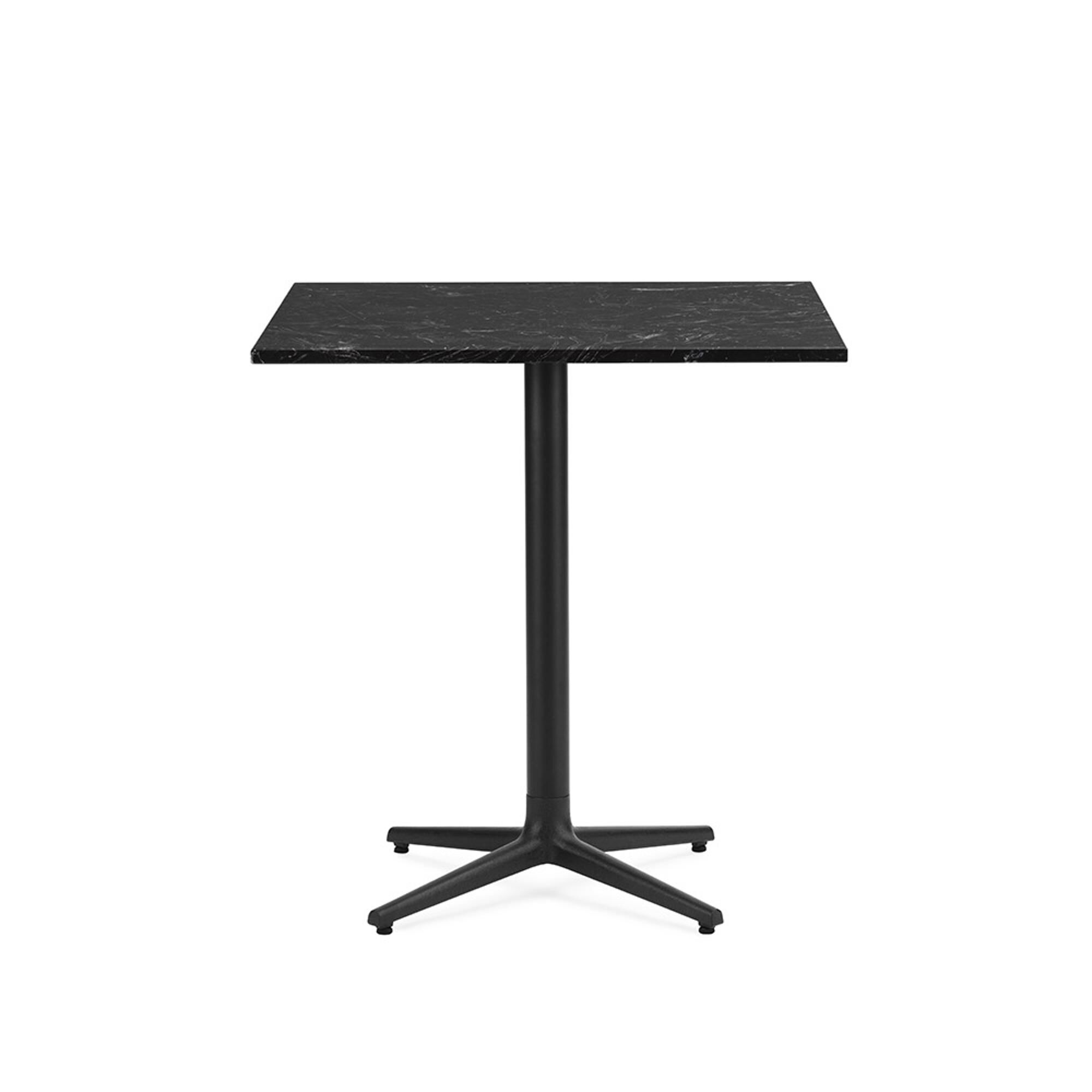 Allez Table de Café 4L 70 x 70 cm Marbre Noir