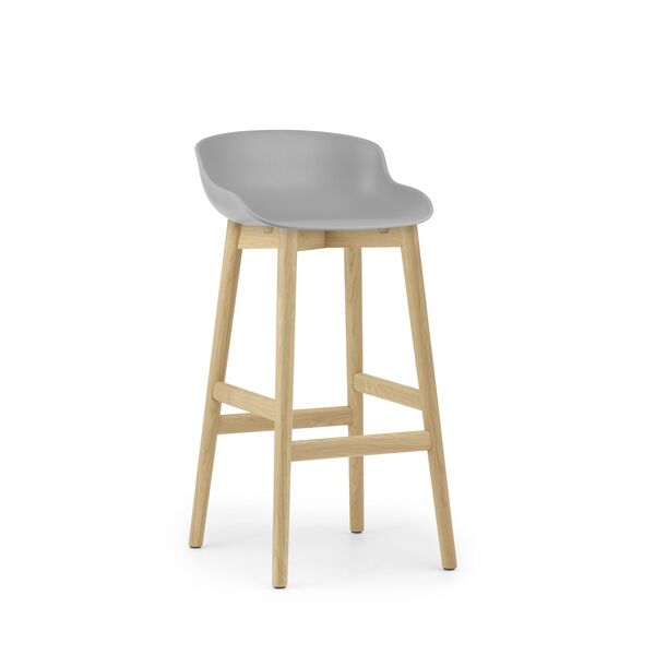 Hyg Sgabello da Bar H75 Rovere/ Grigio