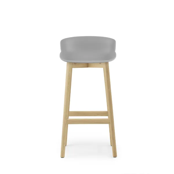 Hyg Bar Stool H75 Oak/Gray