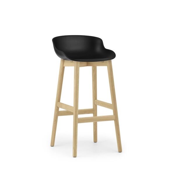 Hyg Sgabello da Bar H75 Rovere/ Nero
