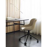 Hyg Silla Giratoria con Ruedas Aluminio/ Blanco