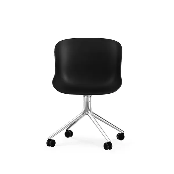 Hyg Svingstol med Hjul Aluminium/ Sort