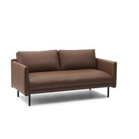 Rar Bank 2-zits Omaha Cognac Leer