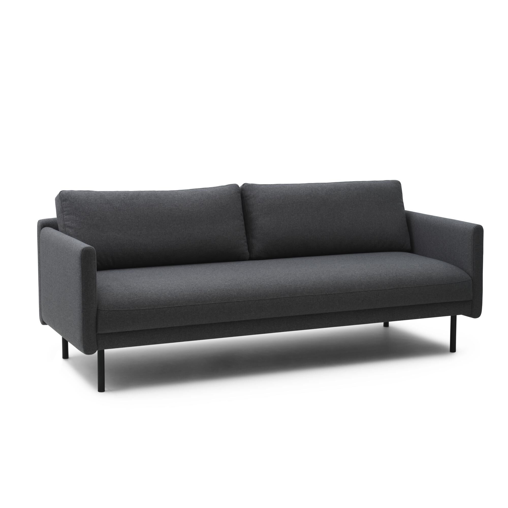 Rar Sofa 3 Seater Re-Born Dark Grey