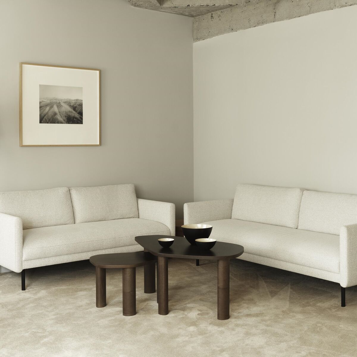Rar Sofa 3-Sitzer Venezia Weiß