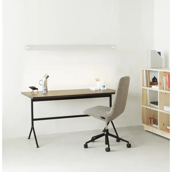 Kip Skrivebord Sort/Fyrretræ