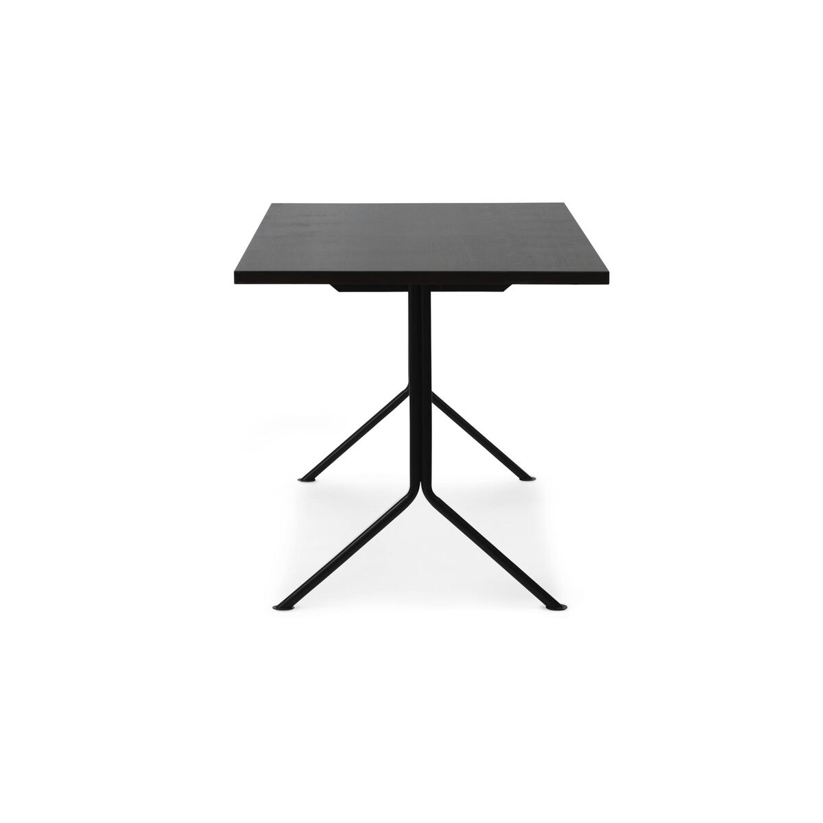 Kip Skrivebord Sort/Mørk Brun
