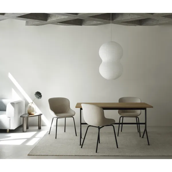 Kip Skrivebord Sort/Mørk Brun