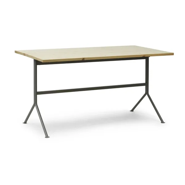 Kip Desk Gray/Pine