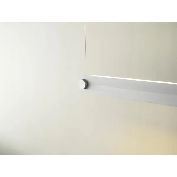 Dim Linear Hanglamp Geborsteld Aluminium