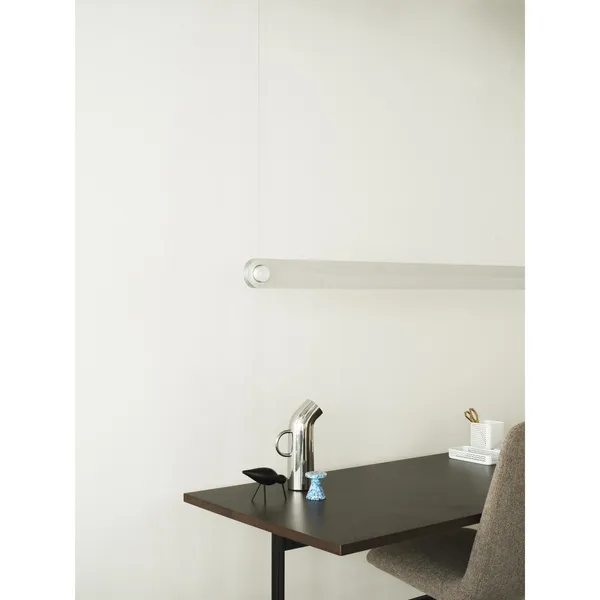 Dim Linear Hanglamp Geborsteld Aluminium