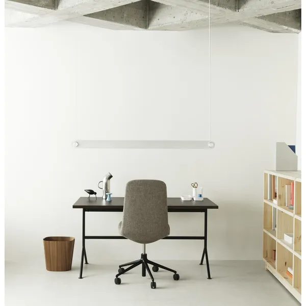 Dim Linear Hanglamp Geborsteld Aluminium