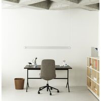 Dim Linear Hanglamp Geborsteld Aluminium