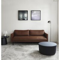 Hide Storage Pouf Large Brown