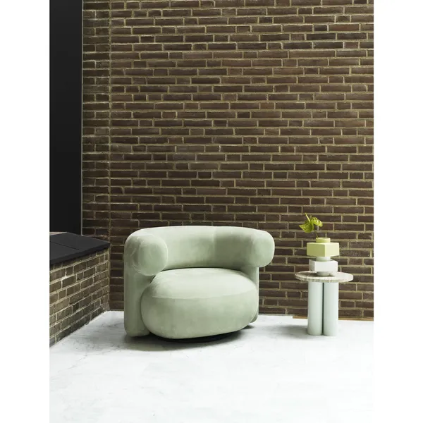 Dit Side Table Gray/Nero Marquina