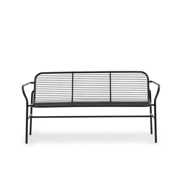 Vig Outdoor Bench Black