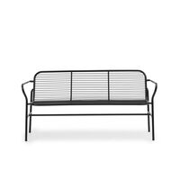 Vig Outdoor Bench Black