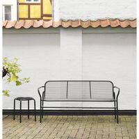 Vig Outdoor Bench Black