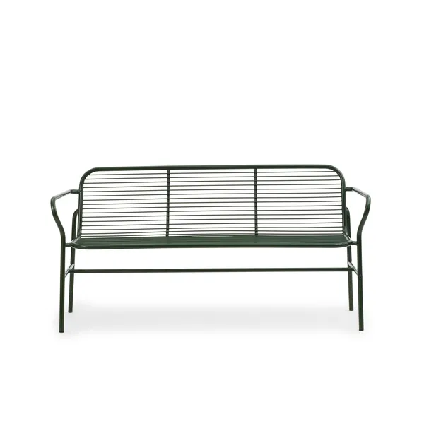 Vig Outdoor Bench Dark Green