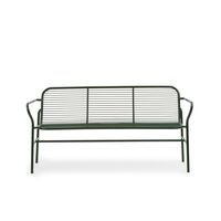Vig Outdoor Bench Dark Green