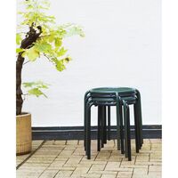 Vig Outdoor Stool Black