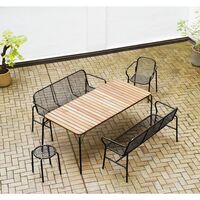 Vig Outdoor Stool Black